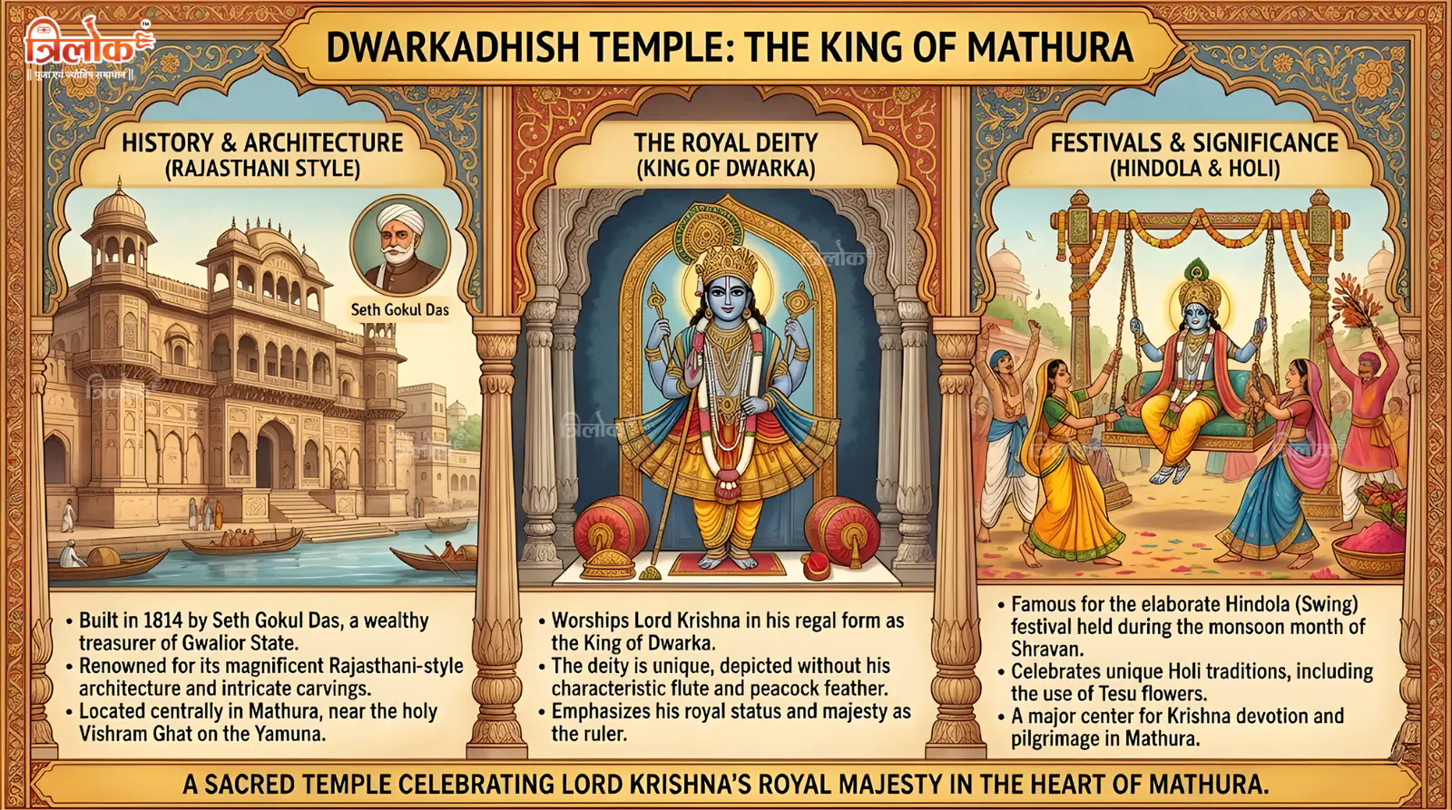 Dwarkadhish Temple: The King of Mathura